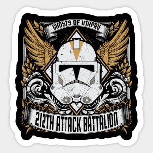 212TH ATTACK BATTALION - SIGNET CREST Sticker